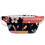  Minimalist Pattern With Simple Lines,flower And Shapes, Creating A Clean And Modern Waist Bag 