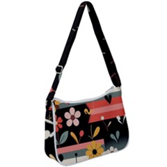 Zip Up Shoulder Bag 