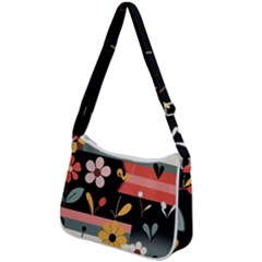 Zip Up Shoulder Bag 