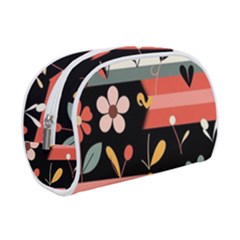 Minimalist Pattern With Simple Lines,flower And Shapes, Creating A Clean And Modern Make Up Case (Small) from ArtsNow.com