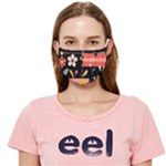  Minimalist Pattern With Simple Lines,flower And Shapes, Creating A Clean And Modern Cloth Face Mask (Adult)