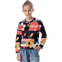 Kids  Long Sleeve T-Shirt with Frill  