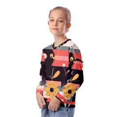 Kids  Long Sleeve T-Shirt with Frill  