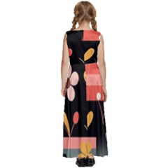 Kids  Satin Sleeveless Maxi Dress 