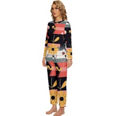 Womens  Long Sleeve Lightweight Pajamas Set 