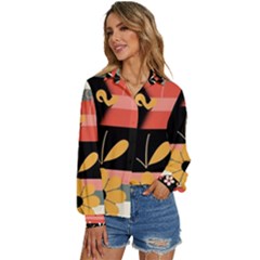 Women s Long Sleeve Button Up Shirt 