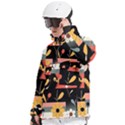 Men s Pullover Zip Ski and Snowboard Waterproof Breathable Jacket 