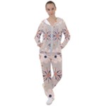  Minimalist Pattern With Simple Lines,flower And Shapes, Creating A Clean And Modern Women s Tracksuit