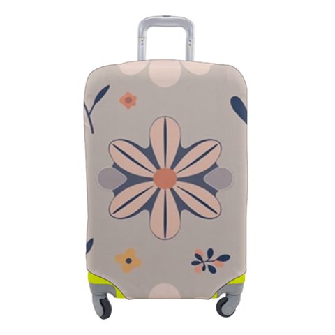 Minimalist Pattern With Simple Lines,flower And Shapes, Creating A Clean And Modern Luggage Cover (Small) from ArtsNow.com