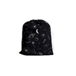 Cosmic Black Space Star Drawstring Pouch (Small)