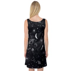 Sleeveless Satin Nightdress Back