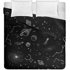 Cosmic Black Space Star Duvet Cover Double Side (King Size) from ArtsNow.com