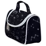 Cosmic Black Space Star Satchel Handbag