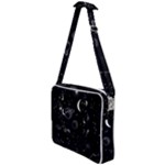 Cosmic Black Space Star Cross Body Office Bag