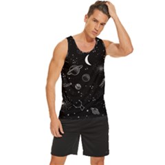 Men s Wide Collar Tank Top 