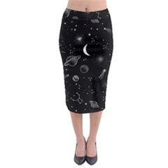 Midi Pencil Skirt 