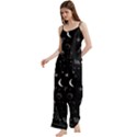 Spaghetti Top Long Pants Satin Pajamas Set 