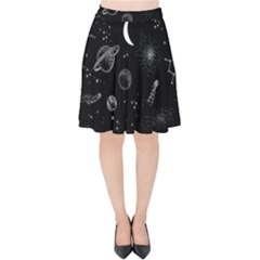 Velvet High Waist Skirt 