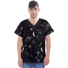 Men s V-Neck Scrub Top 