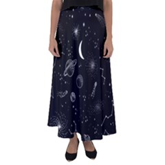 Flared Maxi Skirt 