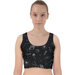 Velvet Racer Back Crop Top 