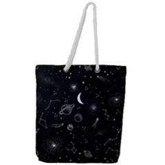 Full Print Rope Handle Tote (Large) 