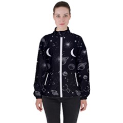 Women s High Neck Windbreaker 