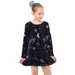 Kids  Long Sleeve Dress 