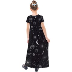 Kids  Short Sleeve Maxi Dress 