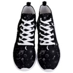 Cosmic Black Space Star Men s Lightweight High Top Sneakers