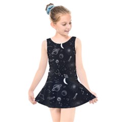 Kids  Skater Dress Swimsuit 