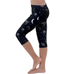 Kids  Lightweight Velour Capri Leggings  