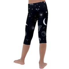 Kids  Lightweight Velour Capri Leggings  