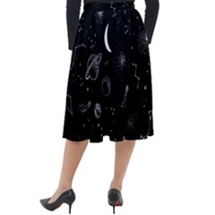 Classic Velour Midi Skirt  