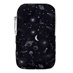 Cosmic Black Space Star Waist Pouch (Small) from ArtsNow.com