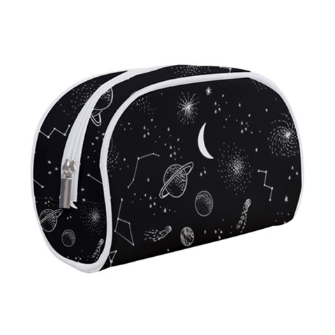 Cosmic Black Space Star Make Up Case (Small) from ArtsNow.com