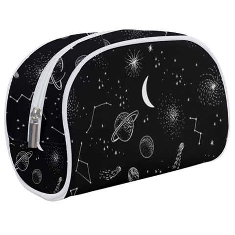 Cosmic Black Space Star Make Up Case (Medium) from ArtsNow.com