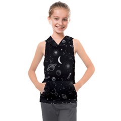 Kids  Sleeveless Hoodie 