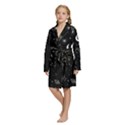 Kids  Long Sleeve Velvet Lounge Robe 