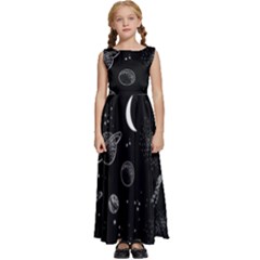 Kids  Satin Sleeveless Maxi Dress 