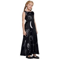 Kids  Satin Sleeveless Maxi Dress 