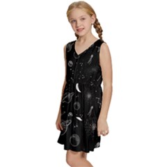 Kids  Sleeveless Tiered Mini Dress 