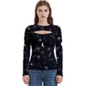 Women s Cut Out Long Sleeve T-Shirt 