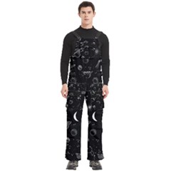 Cosmic Black Space Star Men s Side Zip Front Pouch Ski And Snowboard Bib Pants	 from ArtsNow.com