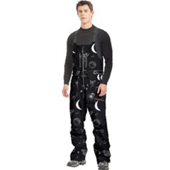 Men s Front Zip Ski And Snowboard Bib Pants 