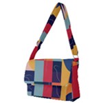  Minimalist Pattern With Simple Lines And Shapes, Creating A Clean And Modern Aesthe Full Print Messenger Bag (M)