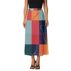 Classic Midi Chiffon Skirt 