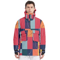 Men s Pullover Zip Ski and Snowboard Waterproof Breathable Jacket 