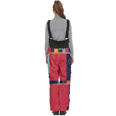 Women s Side Zip Front Pouch Ski And Snowboard Bib Pants	 