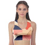 Minimalist Pattern With Simple Lines And Shapes, Creating A Clean And Modern Aesthe Fitness Sports Bra